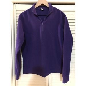 Vintage Early Winters Fleece Jacket Women’s Size Medium Purple 3/4 Zip